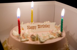 星座別お誕生日会のケーキのイメージ画像