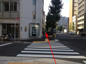 左手に泰岳ビルがあるので、さらにまっすぐ進む