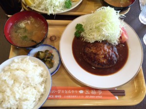 ハンバーグ定食