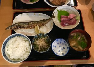 サンマ定食